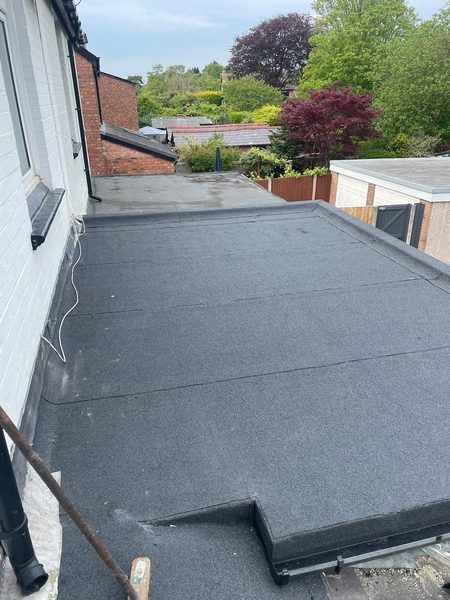 After: new flat roof replacement