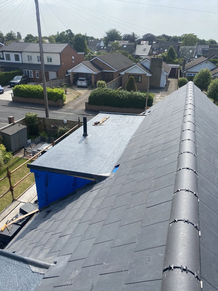 Dormer warm roof upgrade by Select Roofing Services, Formby