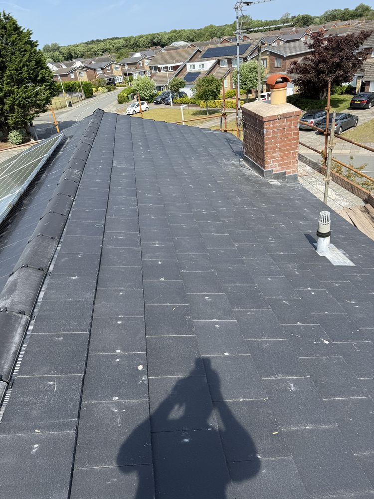 Completed new roof installation by Select Roofing Services, Formby