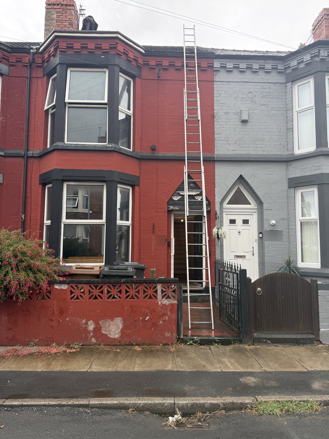 Front elevation &mdash; roof survey, Bootle