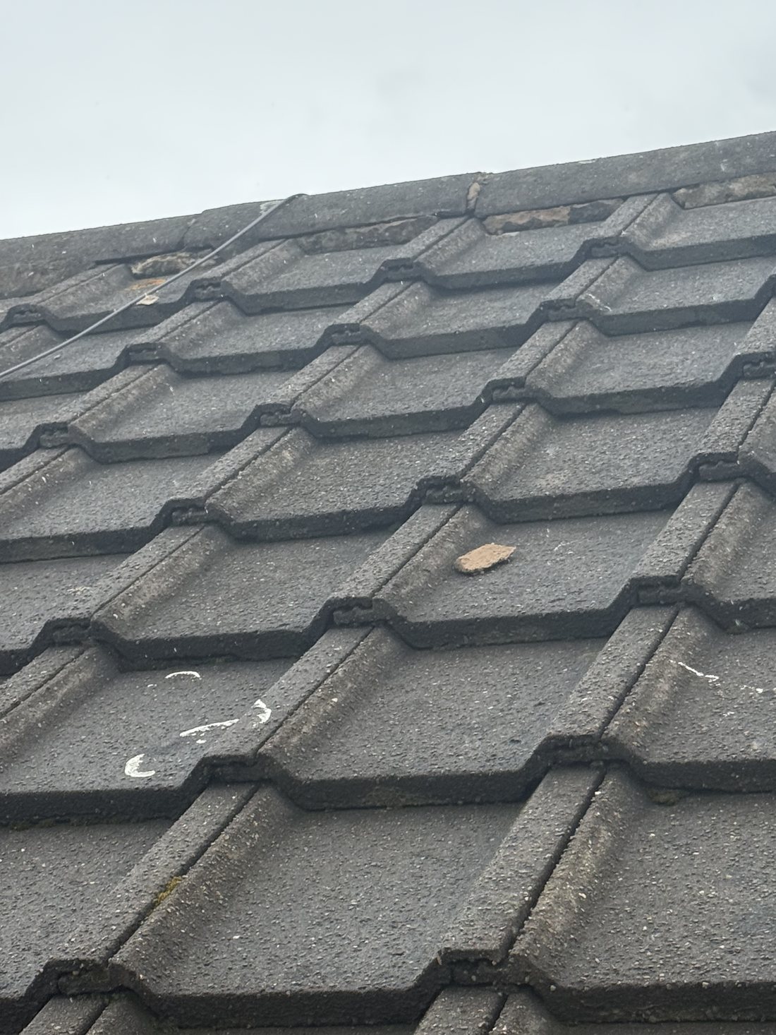 Ridge line &mdash; roof survey, Bootle