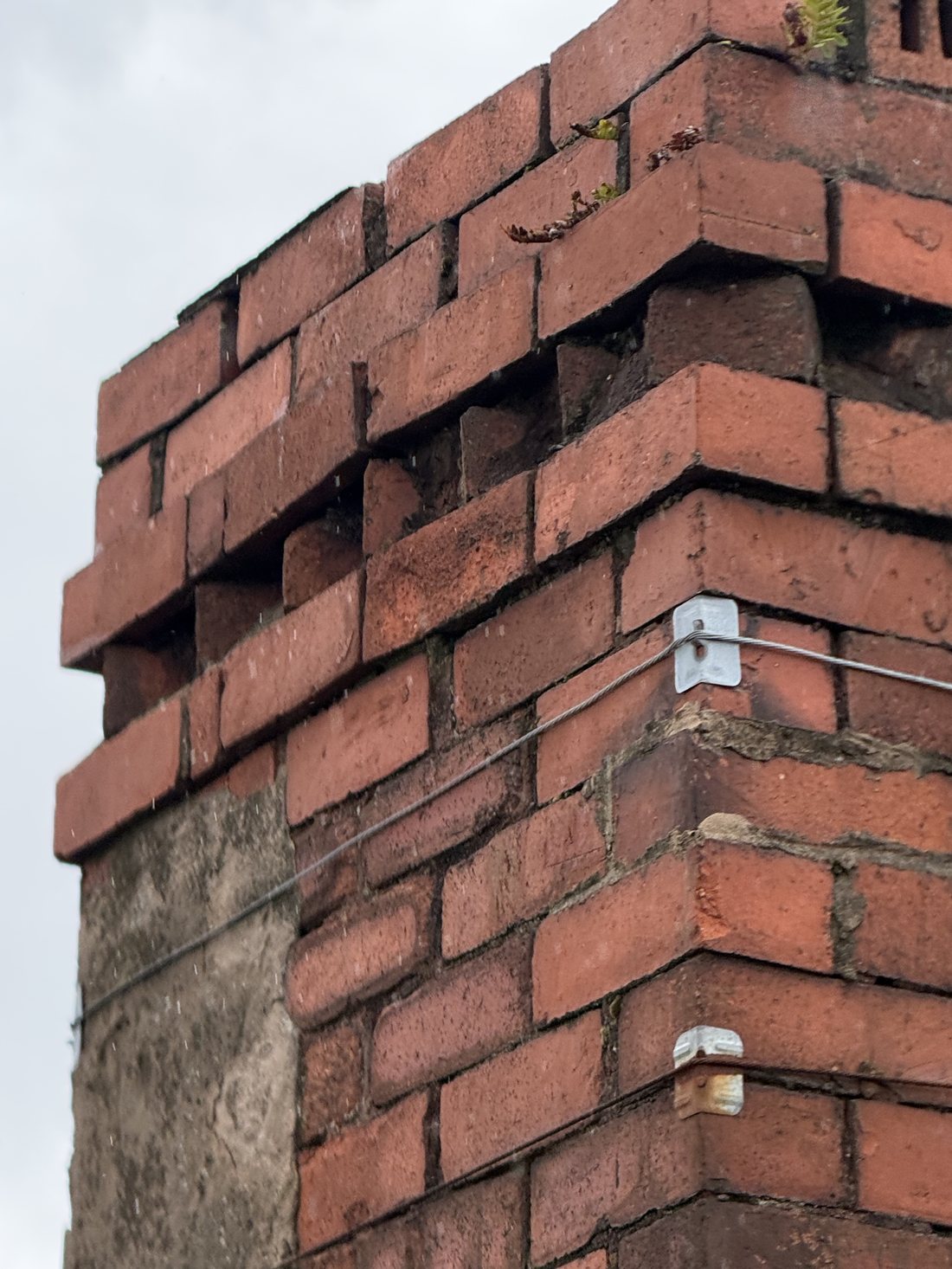 Chimney stack &mdash; roof survey, Bootle